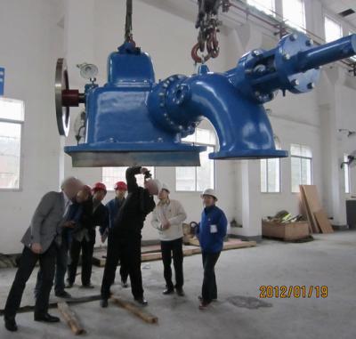 China Betrouwbare Turgo-Turbine, Turgo-Waterturbogenerator voor Hydroelektrische centrale Te koop