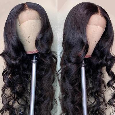 China Hot Sale 13X4 13X6 4X4 Brazilian Body Wave 12A Grade 100% Lacefrontal 40 Inch Human Hair Wigs for sale