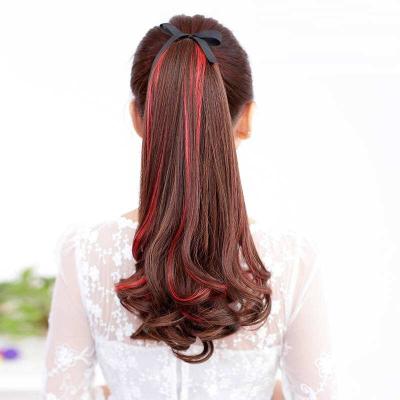 China Body Wave Ponytail Hair Extensions Synthetic Hair Ponytail for sale