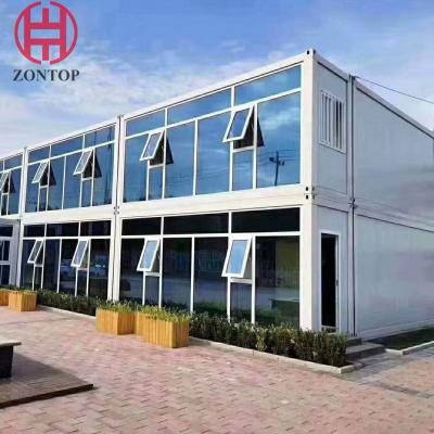 China Zontop Flat Pack Build 40ft Prefab Houses Container House Prefabricated 40ft Container Home for sale