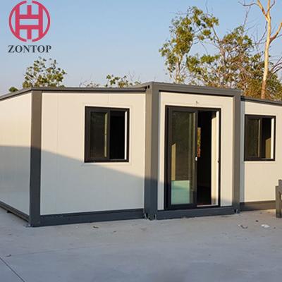 China Zontop New Product Prefab Expandable Containers And Fast Build Container House For Sale Butterfly Container House for sale