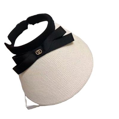 China New Fashion Custom Sun Visor Sun Visor Outdoor Summer Checked Woman Fashion Empty Top Hats From China for sale