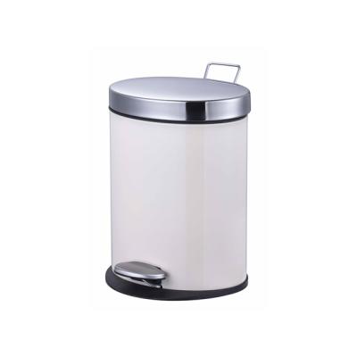 China Sustainable Caa03-A Stainless Steel Oval Pedal Trash Bin And Waste Bins For Household for sale