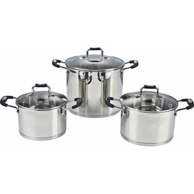 China Viable Wholesale China Straight Body Pots And Pans Nonstick Cookware Set Non Stick for sale