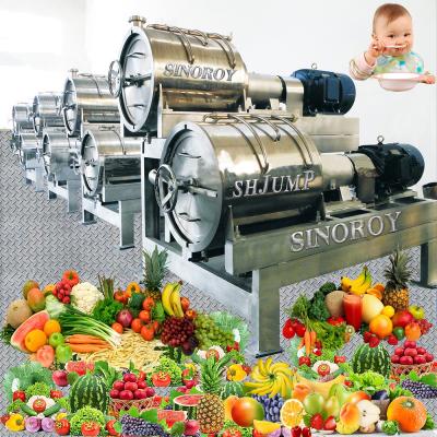 Chine Baby Food Fruit Vegetable Paste Jam Sauce Puree Processing Line and Machines à vendre