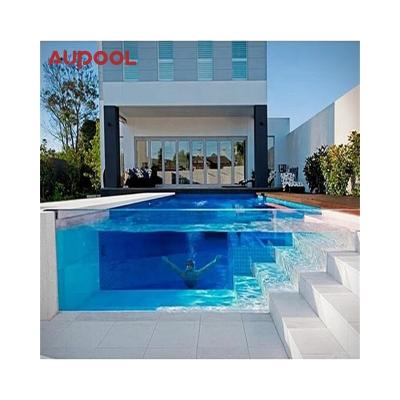 China Easy Install Acrylic Pool Design for Country Estate Indoor Swimming Clear Bottom Decor for sale