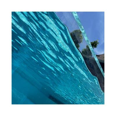 China Endless Large Clear Acrylic Shell Wall Mounted Filter for Customized Size Swimming Pool for sale