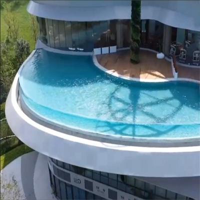 China Placa de plástico acrílico transparente asequible para piscina familiar en venta