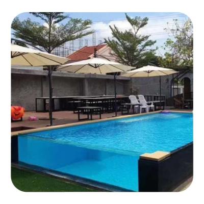 China Aupool Fiber Glass Swimming Pool Equipment Counter Current Pool for Transparent Pools for sale