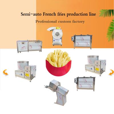 中国 small scale potato chips making machine/potato chips machine line/potato chip making line 販売のため