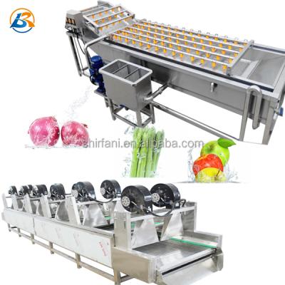 Cina Industrial Fresh Vegetable Fruits Cleaning Drying Processing Machinery Dry Dates Washing Machine For Sale in vendita