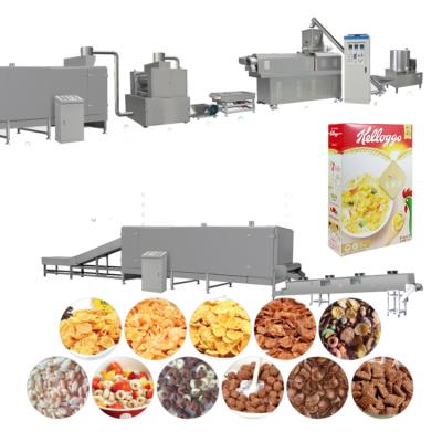 중국 Corn Chip Puffing Machine Breakfast Cereal Corn Chips Production Line Cereal Puffing Food Machinery 판매용