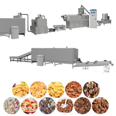 중국 Puffed Corn Snacks Making Machine Automatic Puffed Corn Chips Food Extrude Production Line 판매용