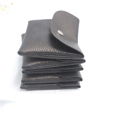 China BIODEGRADABLE soft black top leather pouch with jewelry box paper for sale