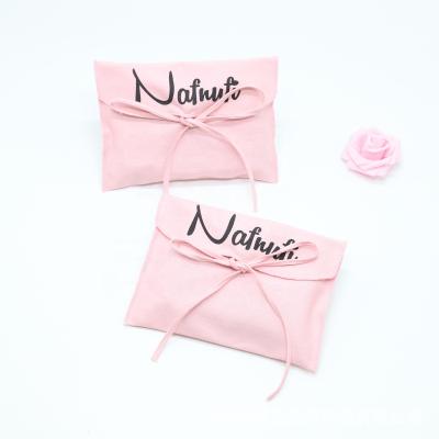 China Jewelry Packing Nice Jewelry Pouch Canvas With Logo Customized Sale Smartly for sale