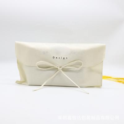 China Recyclable Custom Envelope Cotton Canvas Pouch For iPad for sale