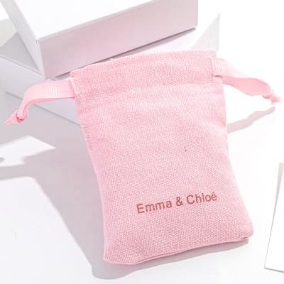 China Recycled Materials Like Small Cotton Pouch Bag With Drawer Packaging Box for sale