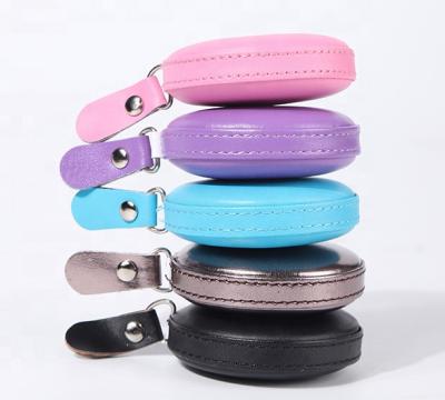 China Mini Leather Tape Measure Tapeline 60INCH Recyclable Fashion Portable Cute Retractable Tailor PU Leather Tape Measure Tape for sale