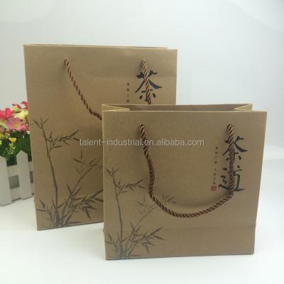 China China BIODEGRADABLE Printed Brown Kraft Paper Bag For Tea , Tea Bag Paper for sale