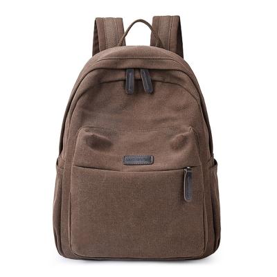 China Wholesale Anti-theft Student Single Bag Durable Canvas Outdoor Backpack For Men Women Laptop for sale