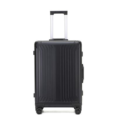 China Vintage Aluminum Alloy Aluminum Frame Suitcase Full Trolley Luggage With Removable Wheels 3 Pieces Set 20