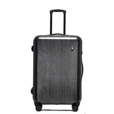 China Vintage Luggage Trolley Bag Manufacture ABS PC Self Weighing Multi Functional Ultra Light Suitcase Expandable Luggage Bags 28 Inches for sale