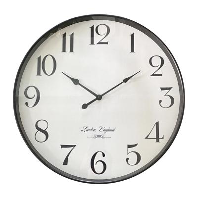 China Antique Style 20 Inch Plastic Quartz Clock Decor Wall Clock For Home for sale