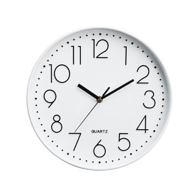 China Antique Style Simple Concise Non Ticking Silent Quartz Living Room Office Decor Home Wall Clocks 12 Inch for sale