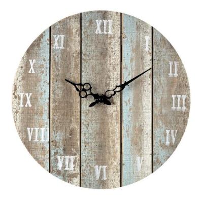 China Wholesale Creative Designed Wooden Wall Clock Antique Style Wall Clock for sale