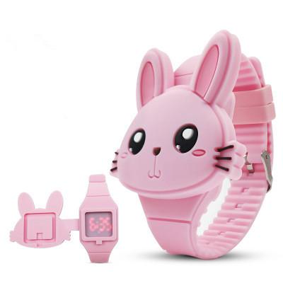 China Electronic Day/Date Kids Silicone LED Screen Hand Watch for sale