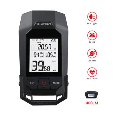 China ShanRen Raptor Pro Cadence Heart Rate Stop Bike Automatic Speedometer Raptor Pro for sale