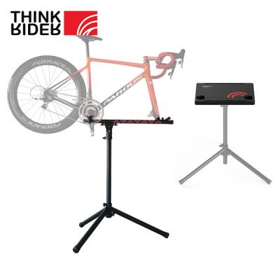 China ThinkRider Mountain Road Bicycle Workstation Repair Station Display Rack Adjustable Rotating Bike Repair Stand for sale