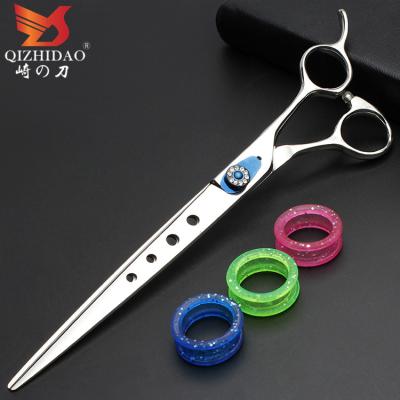 China Professional Straight Hair Scissors Pet Shop Beauty Tools 7 Inch Air Scissors for sale