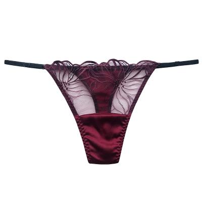 China Hot Style Ladies Cheap Sexy Transparent Lace Mesh Women Underwear Panties for sale