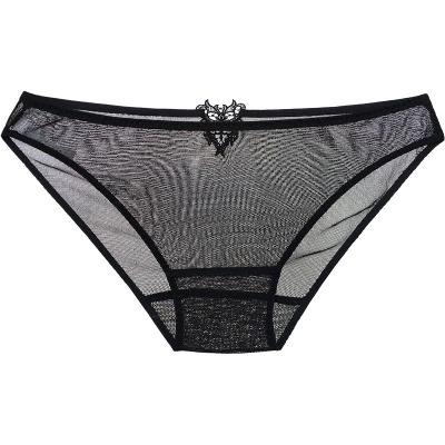 China Breathable Wholesale Women's Underwear Women Ladies Sexy Silk Panties Lace Panties for sale