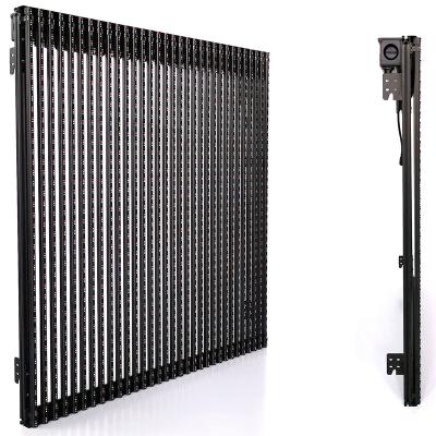 China Outdoor P25 LED Screen Pixel RGB Light Outdoor Media Mesh Building Facade for sale