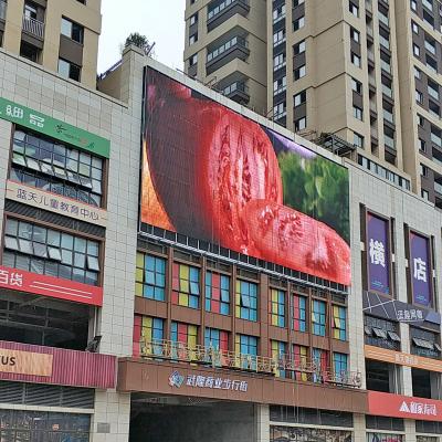 China Outdoor polychrome visual walls of LED events and info-panels for sale