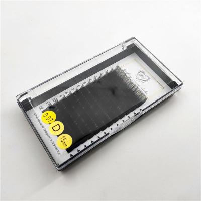 China Long natural private label sell 3d faux mink eyelashes 15mm dramatic volume with custom lash packaging box for sale