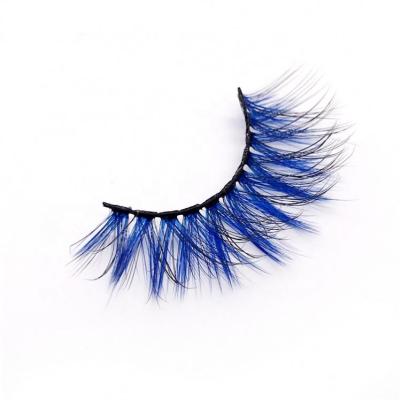 China New Color Chunky Exaggerated Fake Hair Lashes for sale