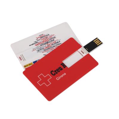 China 4gb Business Card USB Reader 8GB Plastic Cheapest Size Design Pen Flash Drive for sale