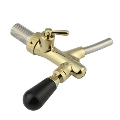 China Hot Forging / Digital Controlled Lathe Body Brass Beer Dispense Bar Taps For Wine Bar for sale