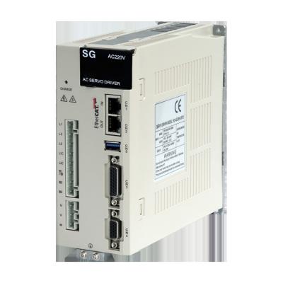 China CNC Machine Tools High performance 220V 50A 2-5KW a set AC Servo Drive with motor kit for sale