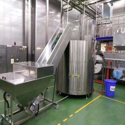 China Automatic High Speed Bottle Unscrambler Double Heads Filler Unscrambler for sale