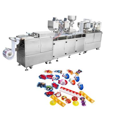 China PVC Blister Packing Machine for Making Chocolate Joy Eggs Blister Filling Making Machine PP Blister Sealing Machine Automatic for sale