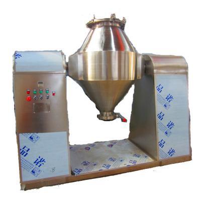 China Tiltende roterende poedermengmachine Dubbele kegel Chemische middeldrummixer Te koop