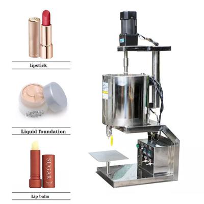 China ZONELINK Pneumatic One Nozzle Vertical Lipstick Filling Machine With Heating Stirring Te koop