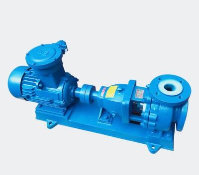 China Commercial Type Fluorine Buildings IHF Plastic Centrifugal Pump Lined With Fluorine Acid And Alkali Resistant Chemical Pump for sale