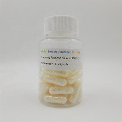 China Dietary Supplement Sustained Release Vitamin C with Zn, Se, D3 Capsules Boost Immunity for sale