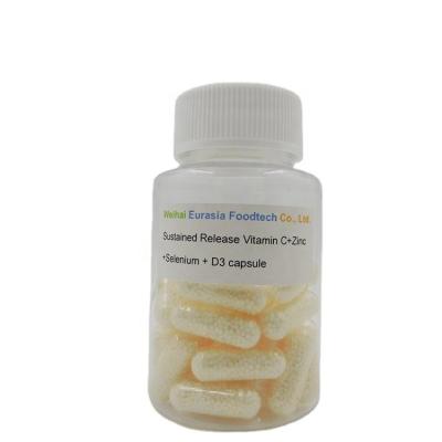 China Dietary Supplement Delay Vitamin C With Zn, Se, D3 Capsules Improve Immune System Health Care Supplement for sale