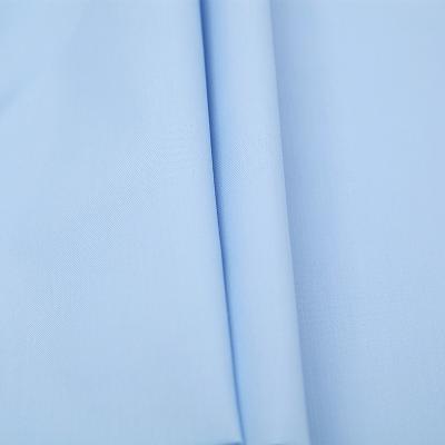 China Shrink-resistant POPLIN FABRIC 97% COTTON AND 3% POLYESTER TO MAKE SHIRTS wathet blue for sale